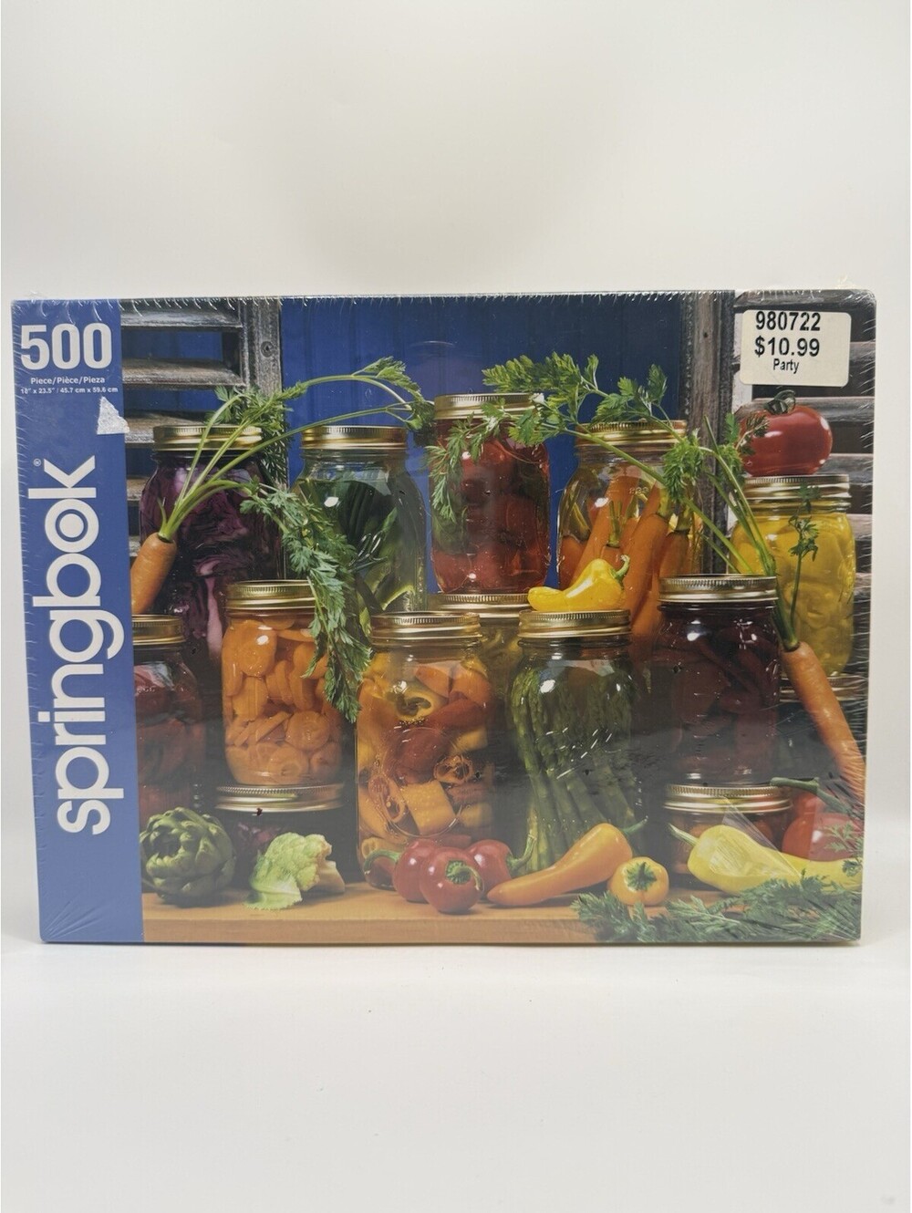 Springbok CANNED VEGGIES 500 PC Jigsaw Puzzle- Sealed Brand NEW